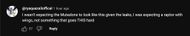 A screenshot of a comment on the new trailer (Image via YouTube)